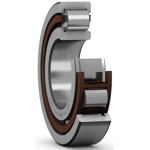 crb02 - rolamentos de rolos com uma carreira e flanges no anel externo e interno com flange de um lado